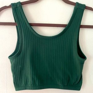 Aerie Scoop Neck Ribbed Sports Bra